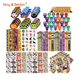 72Pcs Halloween Party Favors for Kids,Goody Bag Fillers,Assorted Party Prizes with Popular Fidget Toys,Toys glow in the dark