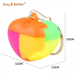 Mini Heart Shape Brain Teaser Puzzle Keyring Fidget Toys Party Bag Gift Fillers