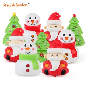 Christmas Theme Cute Pull Back Cars Toys for Christmas Stocking Stuffers
