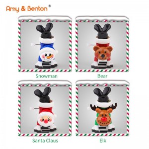 Christmas Wind up Toys Stocking Stuffers Small Assorted Christmas Toys Christmas Party Favors Tiny Toys Christmas Toy Gifts for Adults Goodie Bag Filler