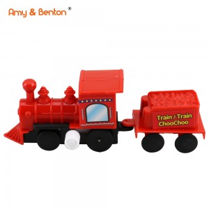 Train Set for Boys Girls, Christmas Wind Up Train Set, Train Toys Christmas Gifts Goodie Bag Stuffers for Kids