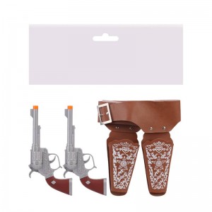 2 Piece Cowboy Guns with Adjustable Cowboy Belt for kids ，Cowboy Costume