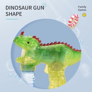 Dinosaur Automatic Bubble Maker Blower Machine with light and sound for Kids