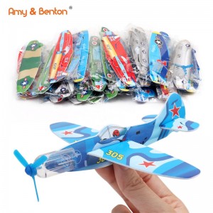 Mini Flying Glider Flying Foam Airplane Toys Party Favors for Kids