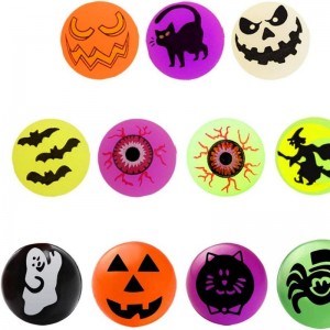 Glow in The Dark Eye Bouncing Balls 1.25 Inch High Bounce Bouncy Balls for Kids, Glowing Party Favors and Goodie Bag Fillers for Boys and Girls