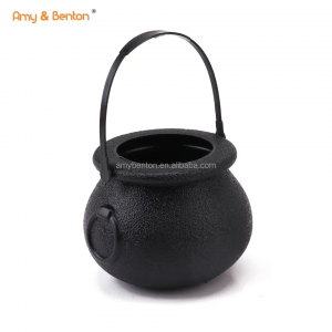 Halloween Party Favors Novelty Colorful Black Barrel Small Witch Candy Bucket