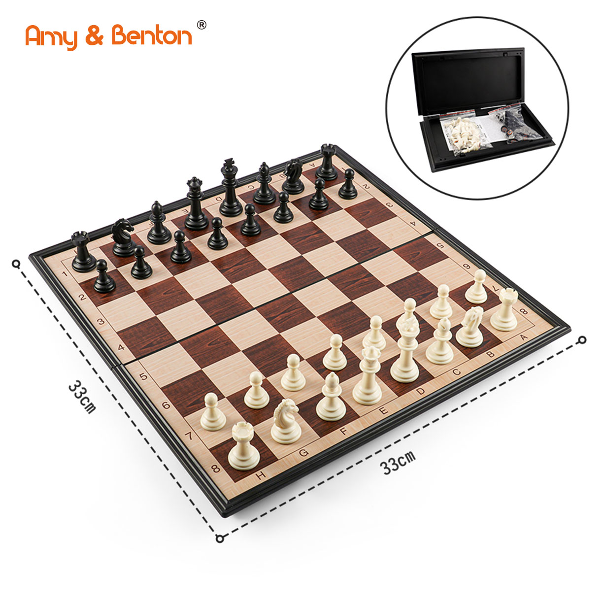 Magnetic chess set (1)1