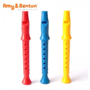 Musical Instruments Promotional Toys Mini Clarinet Soprano Descant Recorder Kid Music Flute for Sale