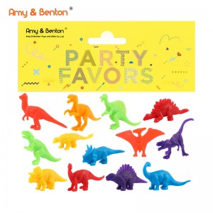 Mini Dinosaur Party Favors Set, Dinosaurs Assorted Dino Party Cupcake Toppers for Kids Girls Boys Ages 3-8