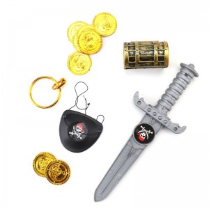 Pirate Costume kids Accessories Treasure Play Set for Party