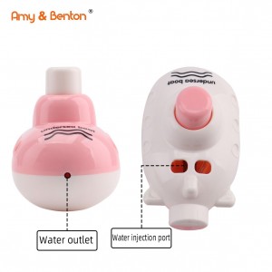 Baby Bath Toy Cute Cartoon Airplane Submarine Tank Press And Spray Water Toy Swimming Pool Toy Boys Girls Party Favor Gifts