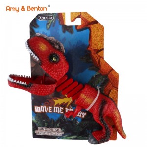 Amy&Benton Dinosaur Grabber Hungry Dino Grabber Toys Small Dino Figure Dinosaur Hand Puppet Toys