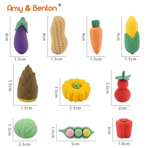 School Classroom Reward Cute DIY Vegetables Food Eraser