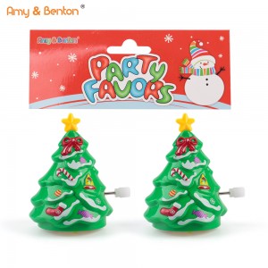 Christmas Wind Up Toys Clockwork Christmas Tree Gifts Stocking Stuffers Party Favors
