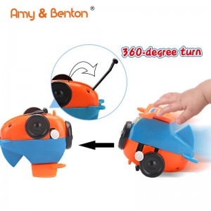 Amy&Benton Pull Back Airplane Toys, Boys Plane Playset Gifts for Toddler Kids 2-8 Years Old