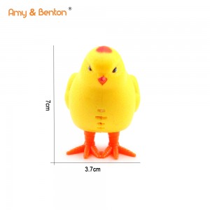 Easter wind-up chick jumping toy for easter festival party gifts to kids
