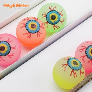 Colorful Bouncing Eyeball Children Halloween Party Favors Bouncing Balls Toys