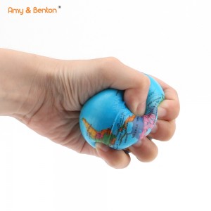 Fun Face Stress Balls Cute Hand Wrist Stress Reliefs Squeeze Globe Vent Balls for Kids and Adults