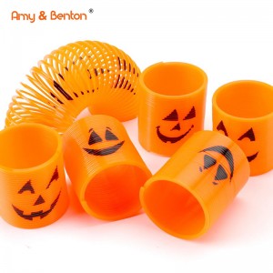 Halloween Party Favors Novelty Mini Toys Gift Plastic Slinky Spring Rainbow