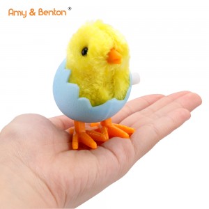 Easter wind-up toy with egg shells jumping toy to kids
