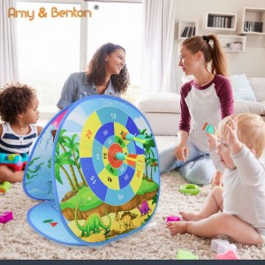 Amy&Benton 2 in 1 Outdoor & Indoor Sandbag Board Throws the Target Board Darts Sports Games Gifts for Kids