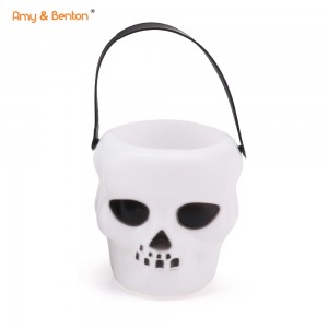 Halloween Witch Medicine Can and Skeleton Jar