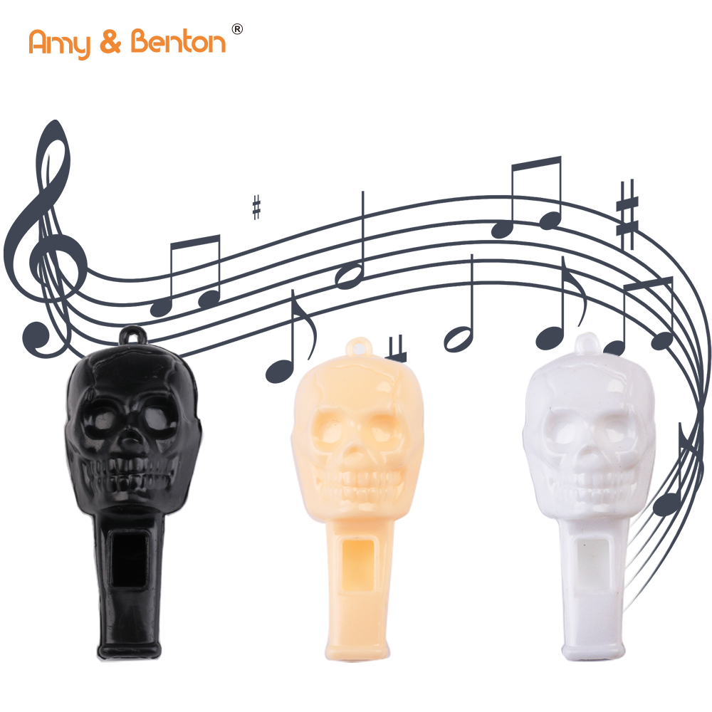 Halloween whistle toy with a quirky look skull design suitable for Hallowmas