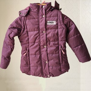 The Removeble Sleeves And Hood Jacket For Kids And Ladies