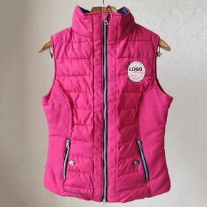 Wholesale Avalanche Jackets Manufacturers - The Different Fabric Stitching Padded Vest For Ladies – Anbzeng