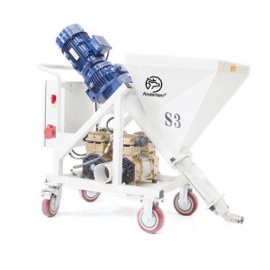 S3 mortar spraying machine matching air compressor