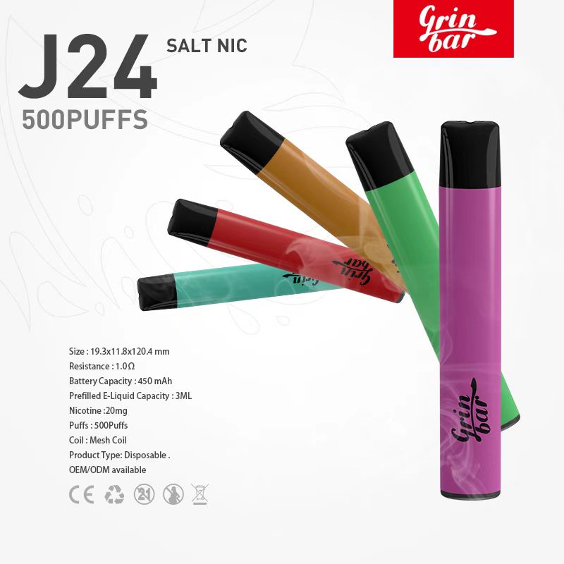 2022 Hot Sale Disposable Vape Pen 20mg Salt Nic Wholesale Disposable E Cigarette  500 Puffs 2ml Eliquid UK Featured Image
