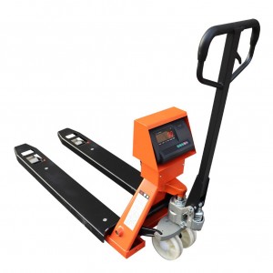 hand pallet Jack with weighing， hand pallet truck with scale