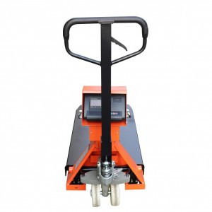 hand pallet Jack with weighing， hand pallet truck with scale