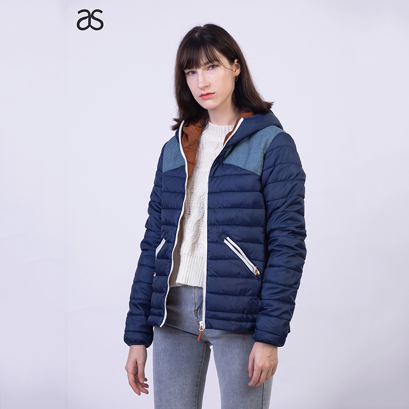 Wholesale China Outwear Coat Quotes Pricelist - Women’s Winter channel quilted Jacket Warm cotton padded outwear casual windbreaker Coats  – Annecy Studio