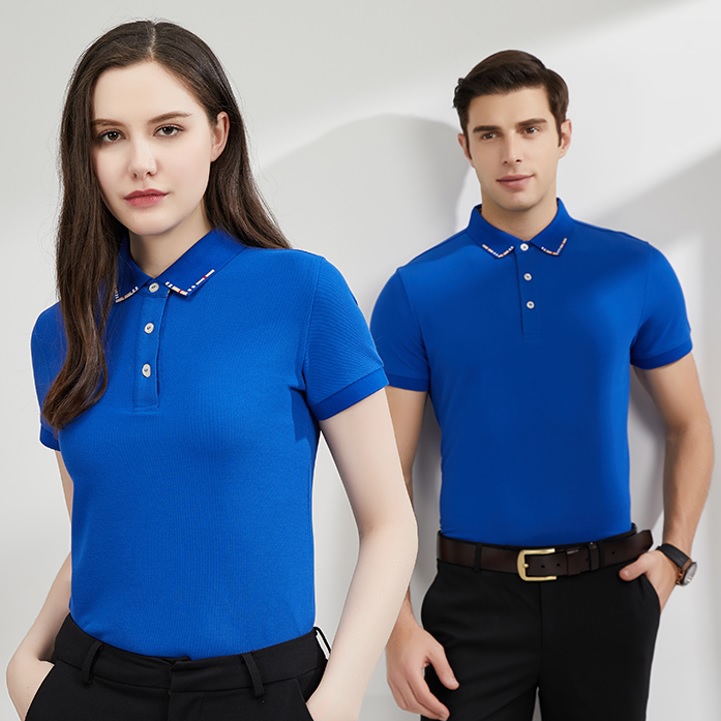 Wholesale China Outdoor Mens Manufacturers Suppliers - 40’S double yarn fabric neckline jacquard designed polo tee shirts  – Annecy Studio