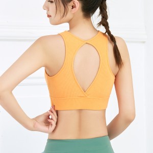 Quick Drying Recycled Nylon Sports Fitness Running Solid Yoga Vest