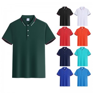Carbon fiber fabric Loka cotton polo tees shirts customized blank polo shirts