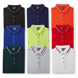 High grade fabric Linen cotton shrinkage fibre 210gsm Concise city capable business style men boys t-shirts & polo shirts