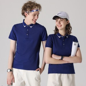 High grade knitted fabric polo shirts for men and women by customized