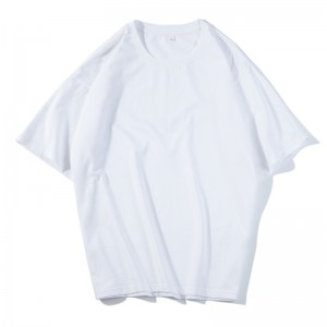 In Stock 100% cotton 250gsm custom printing sublimation logo loose style drop shoulder oversize men’s plus size t-shirt