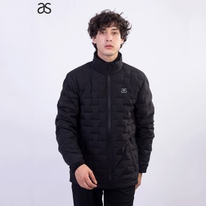 Wholesale China Full Zip Outwear Factories Pricelist - Mens Winter Casual windbreaker Jacket Puffer Down Heat seal outwear  – Annecy Studio