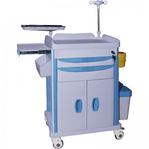 Factory Price For Medicine Cart - AC-ET027 Emergency Hospital Trolley Cart – Annecy