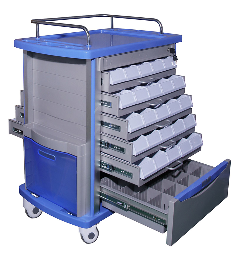 What are the characteristics of nursing carts?