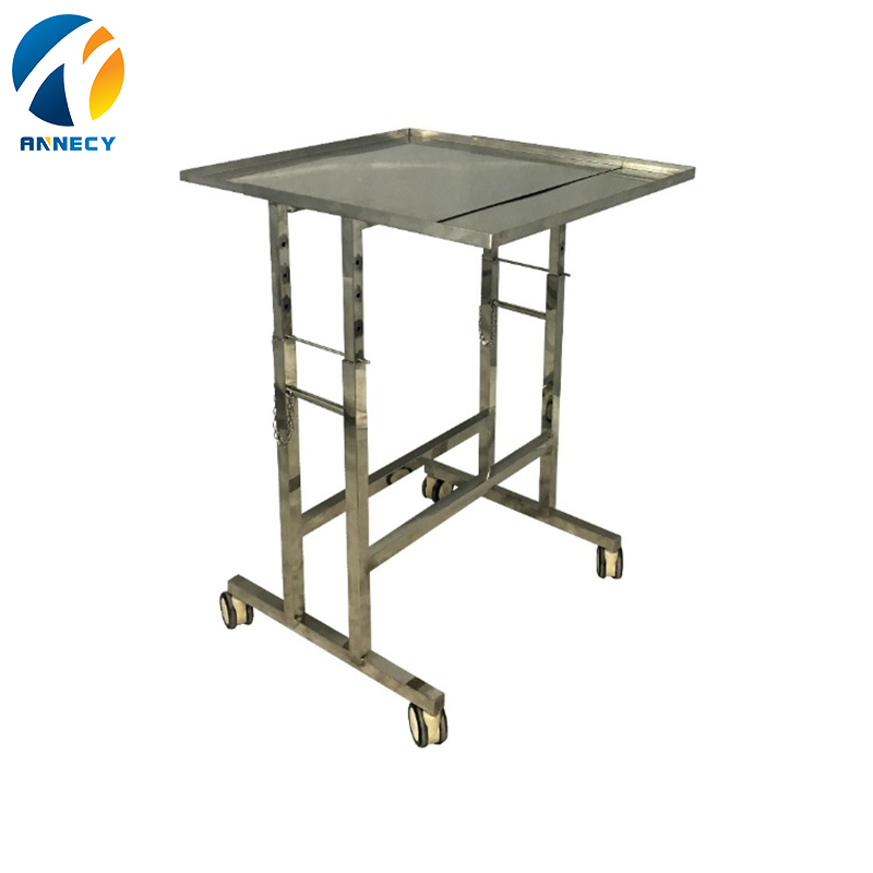 Good Quality Medical Trolley - AC-MYT006 Mayo Table – Annecy