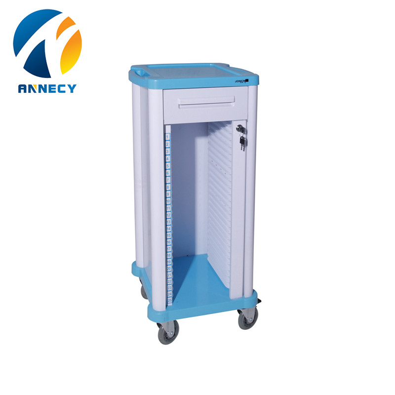 18 Years Factory Stainless Steel Trolley Cart - AC-RT001 Patient Record Trolley – Annecy