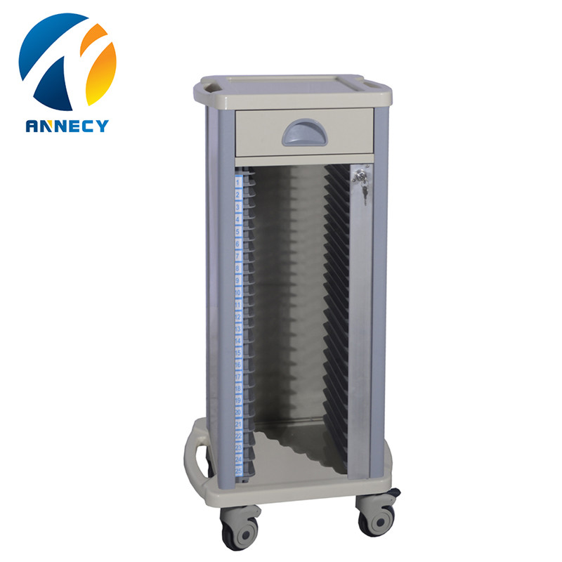 8 Year Exporter Medical Trolley Cart - AC-RT011 Patient Record Trolley – Annecy