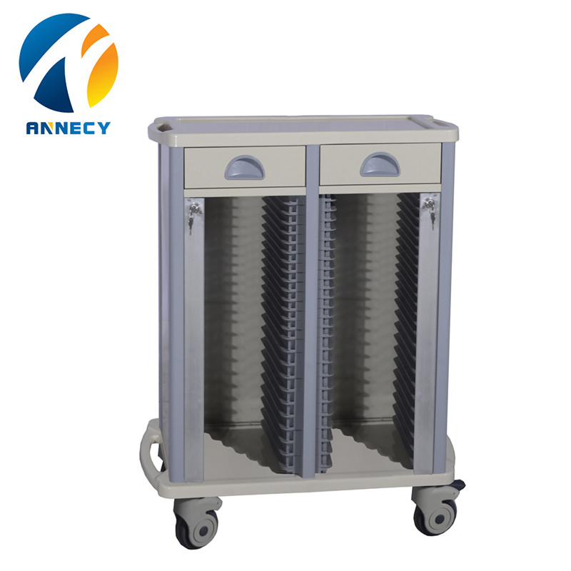 PriceList for China Abs Medical Trolley - AC-RT012 Patient Record Trolley – Annecy