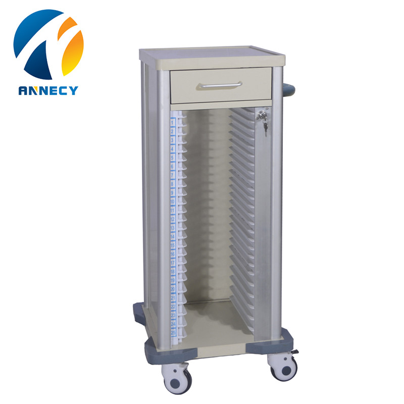 PriceList for China Abs Medical Trolley - AC-RT013 Patient Record Trolley – Annecy