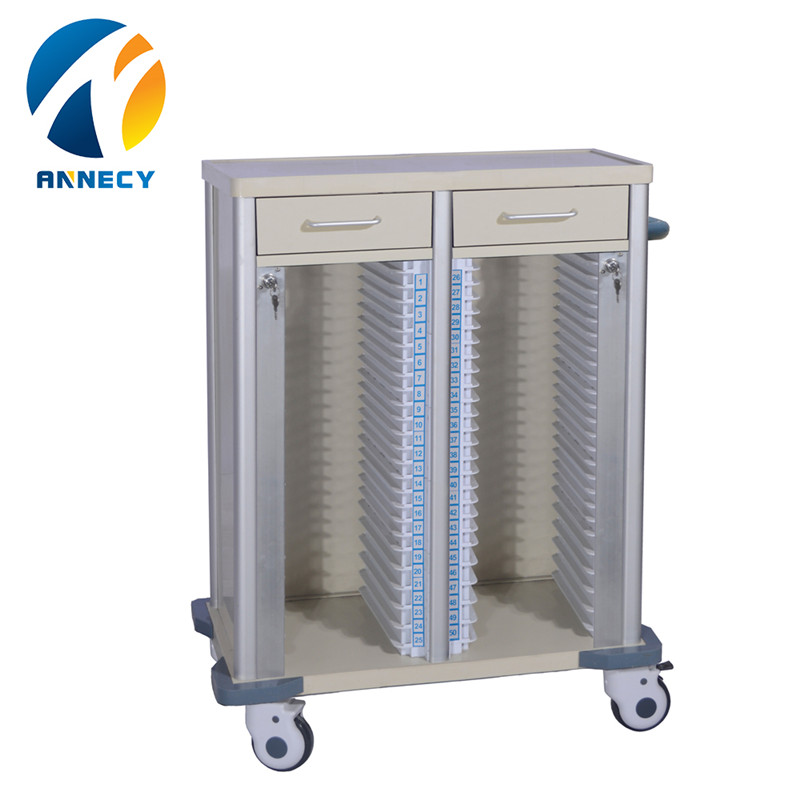 Factory wholesale Mobile Medical Cart - AC-RT014 Patient Record Trolley – Annecy