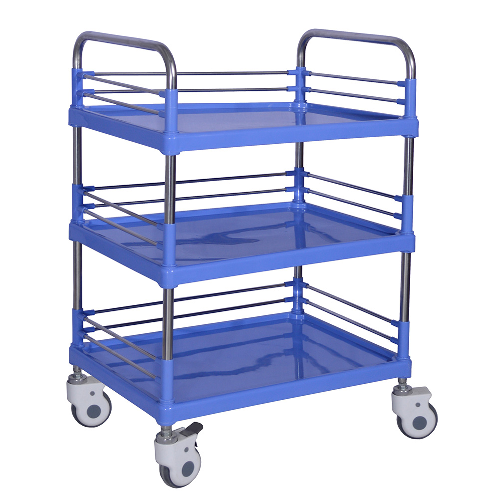 Reasonable price Mobile Carts With Drawers - AC-SPT002 Steel-Plastic trolley – Annecy